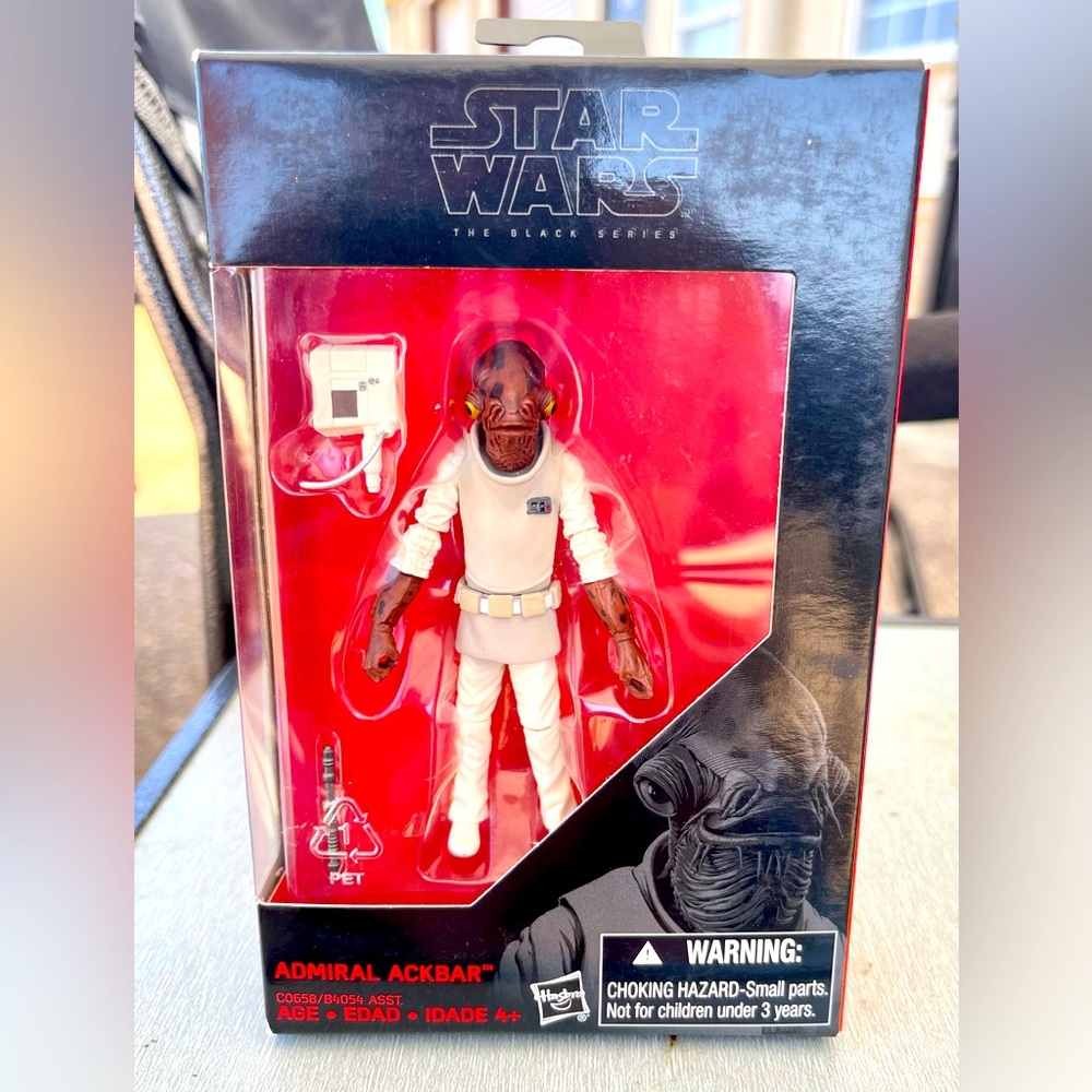 StarWars Admiral Ackbar (Black series WALMART exclusive) 3 3/4 figure